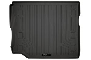 Jeep Wrangler JLU Floor Mats - Rear Cargo - Husky Liners - WeatherBeater - Black - `19-`24